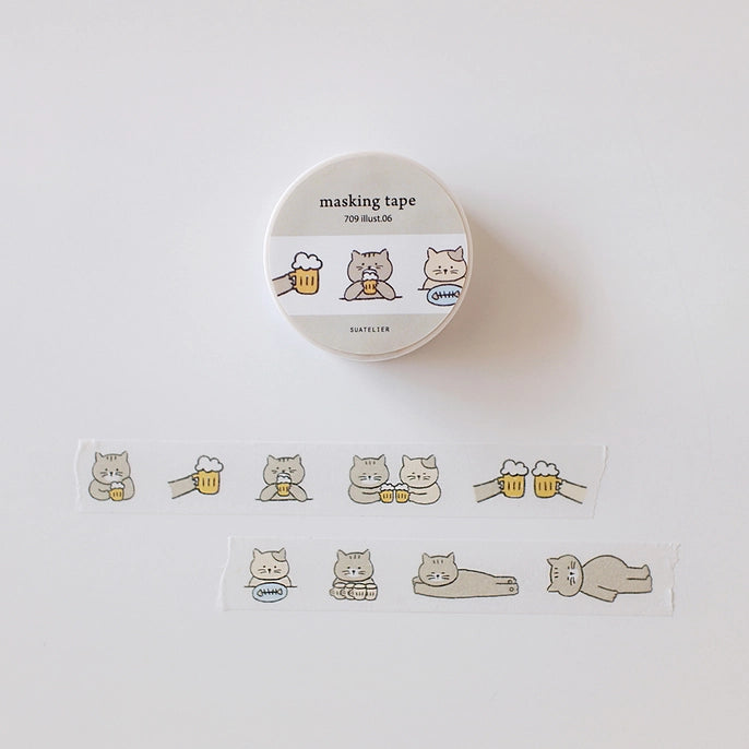 Suatelier Masking Tape - Illust.06