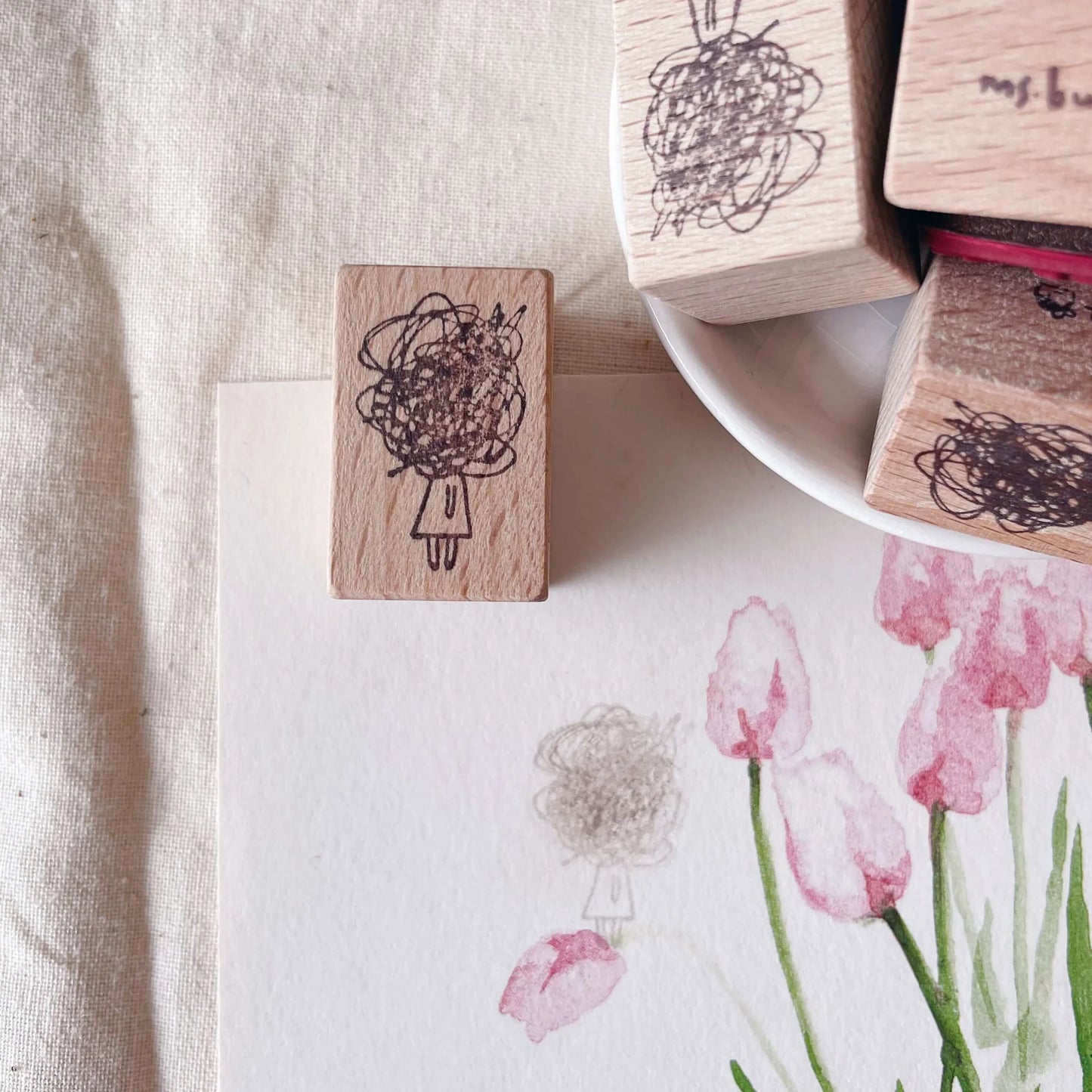 MsBulat Rubber Stamp - I'm Okay