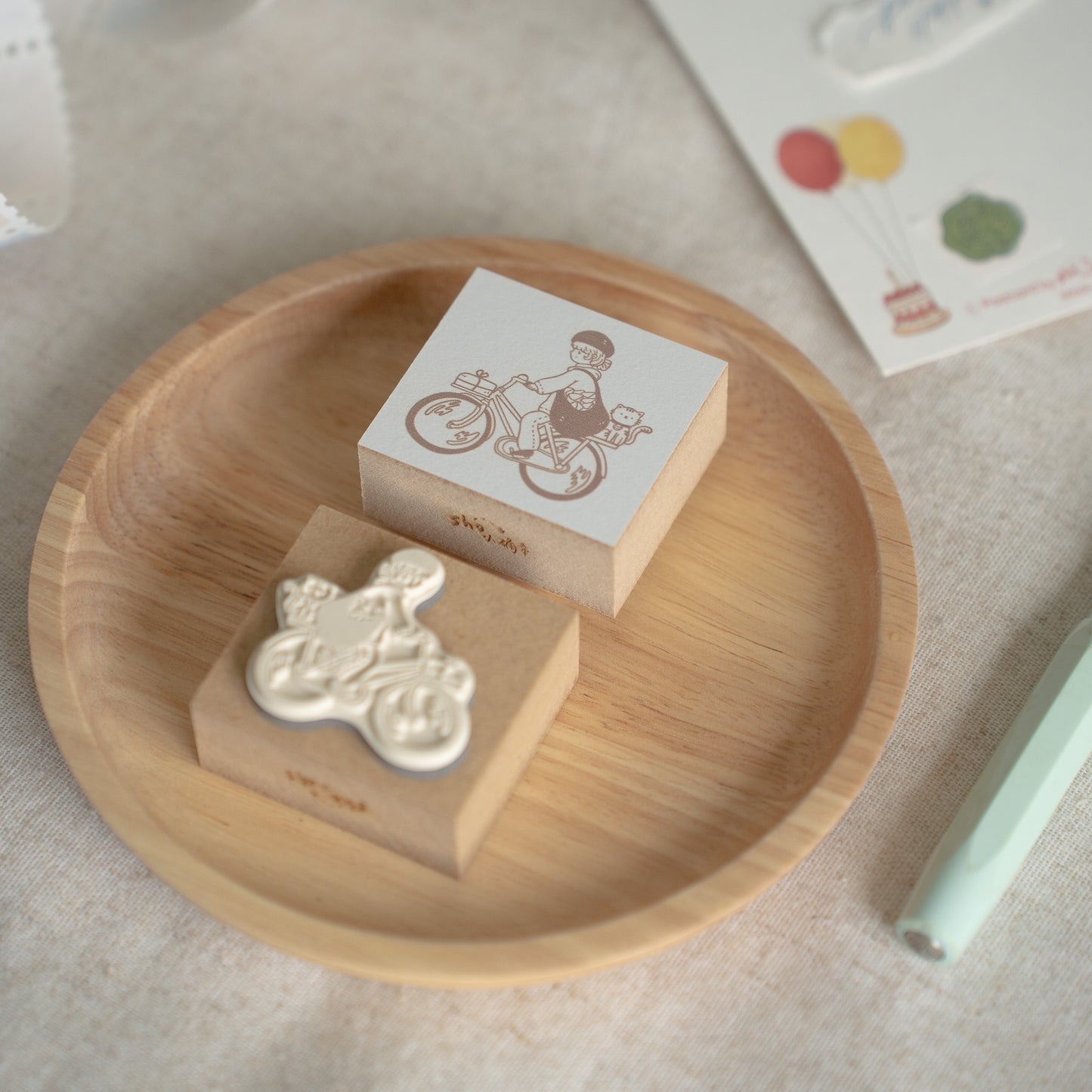 Sho Little Happiness Rubber Stamp - Kitty Mail