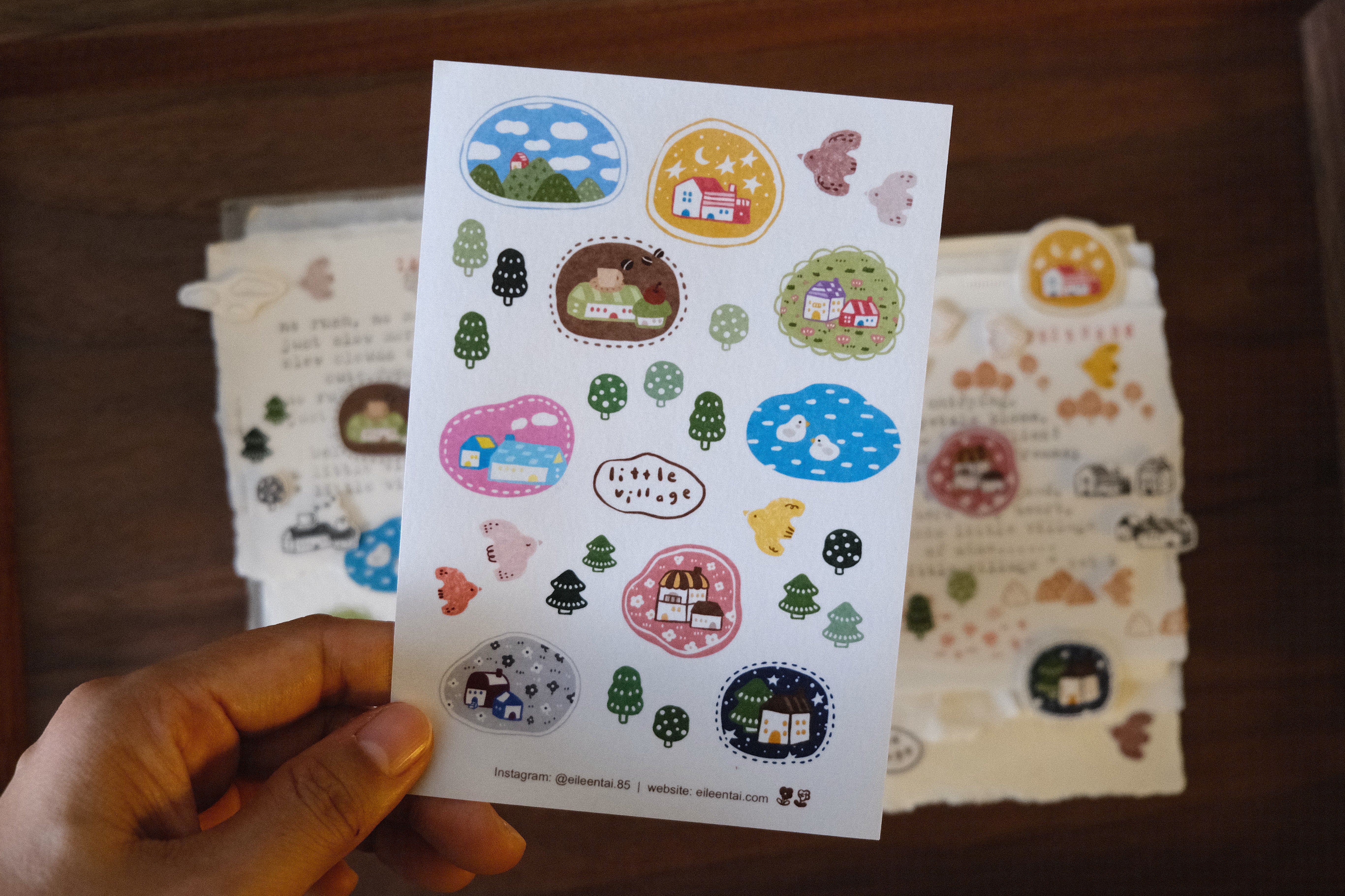 Eileen Tai Sticker Sheet - Little Village – My Documented Life