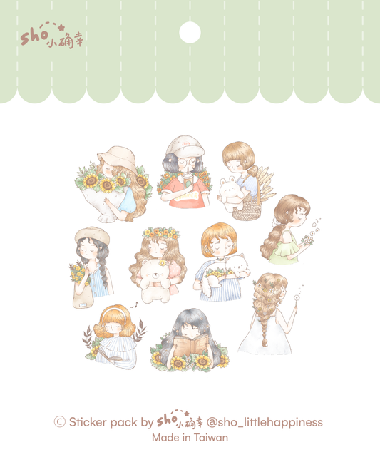 Sho Little Happiness Washi Sticker Pack - Lovely Summer