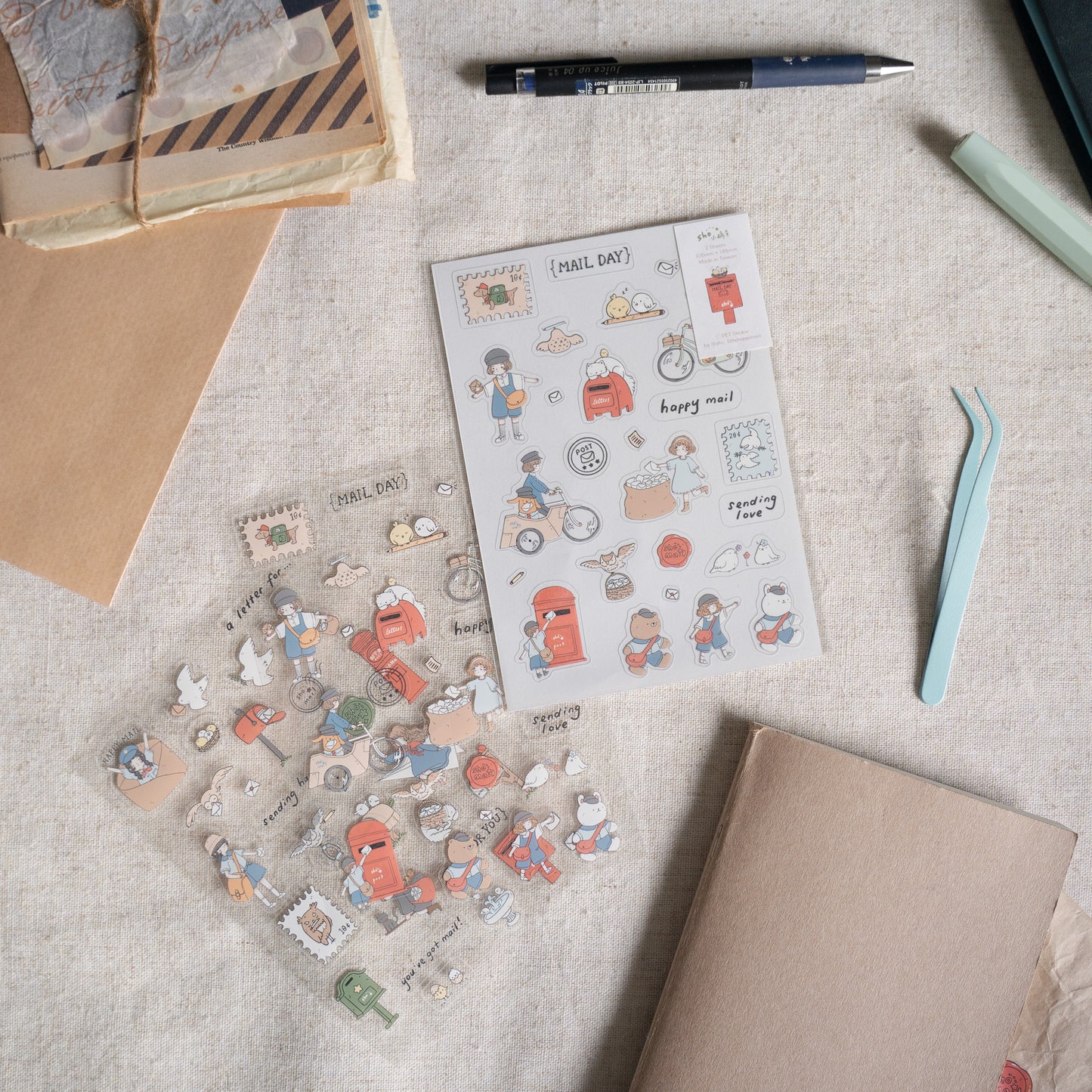 Sho Little Happiness PET Sticker Sheets - Mail Day