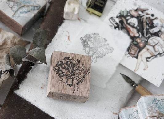 Black Milk Project Me Time Rubber Stamp - Stationery