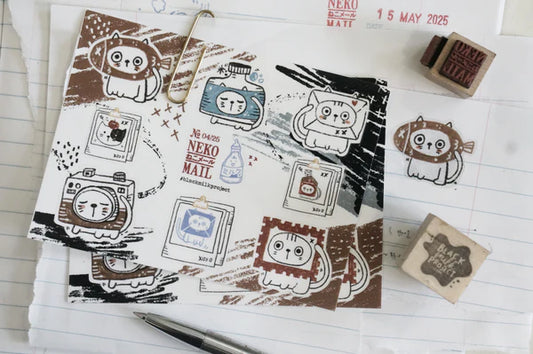 Black Milk Project Mini Sticker Sheet - Neko Mail