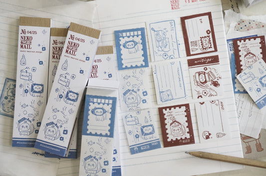 Black Milk Project Washi Tear Out Booklet - Neko Mail
