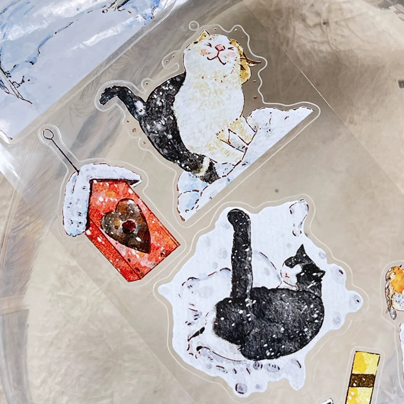 Ding Ding Vol 8 Clear Pre-Cut PET Tape - #27 Winter
