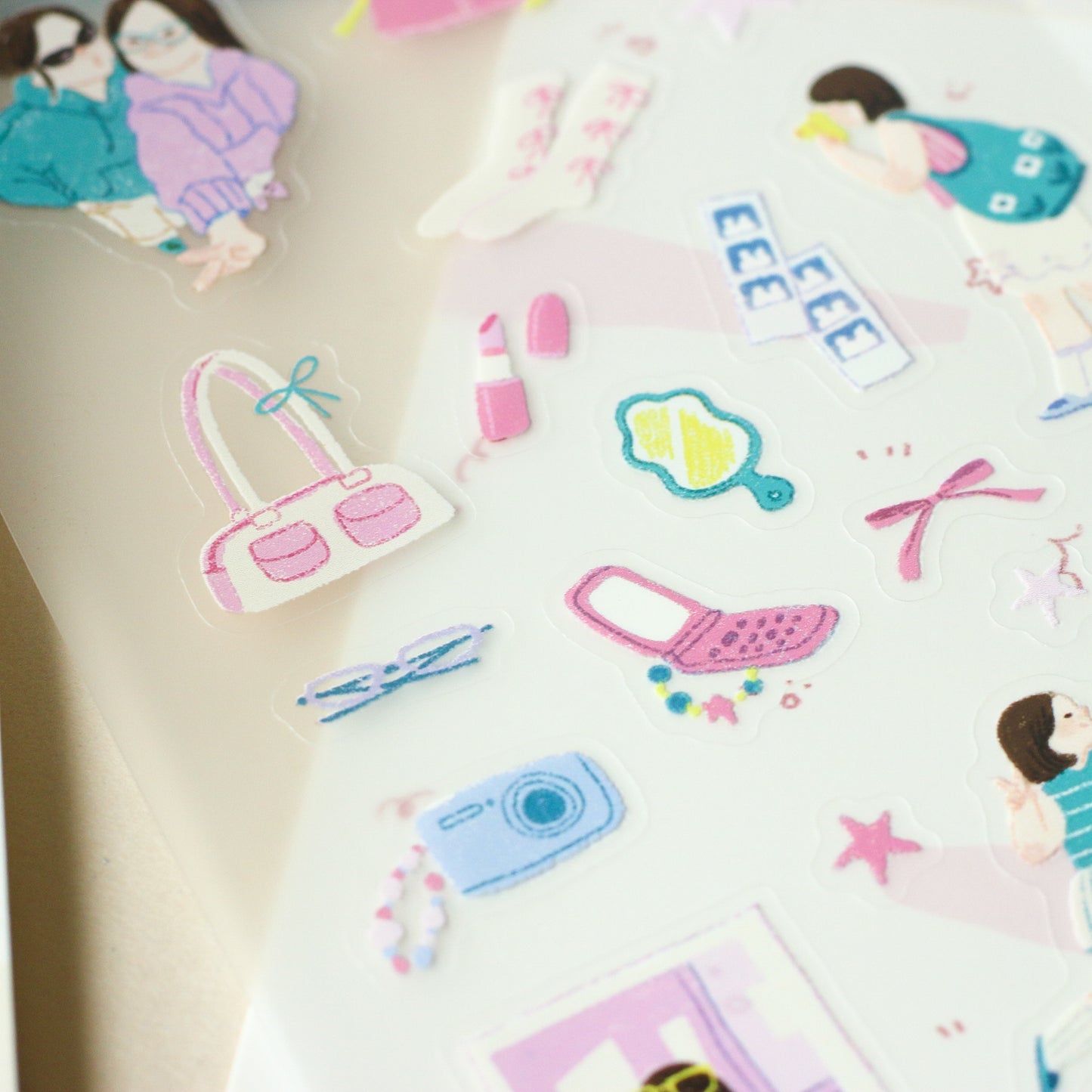 Teayou Crystal Effect Stickers - Photoshoot