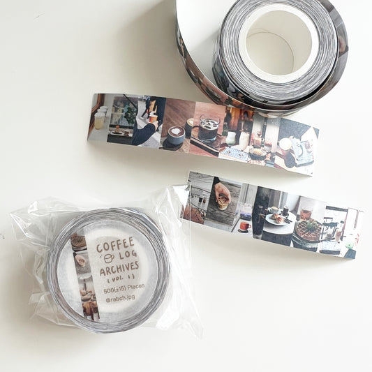 @rabch.jpg Sticker Label Roll - Coffee Log Archives: Vol 1