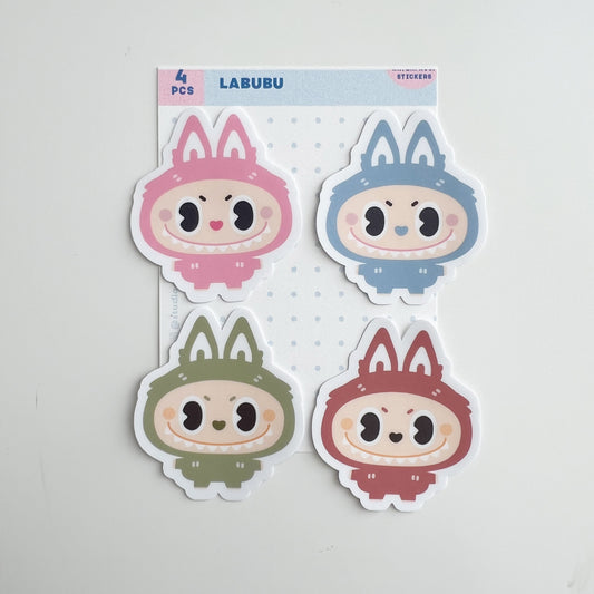 Studio DonDon Waterproof Sticker Packs - Labubu Fan Art
