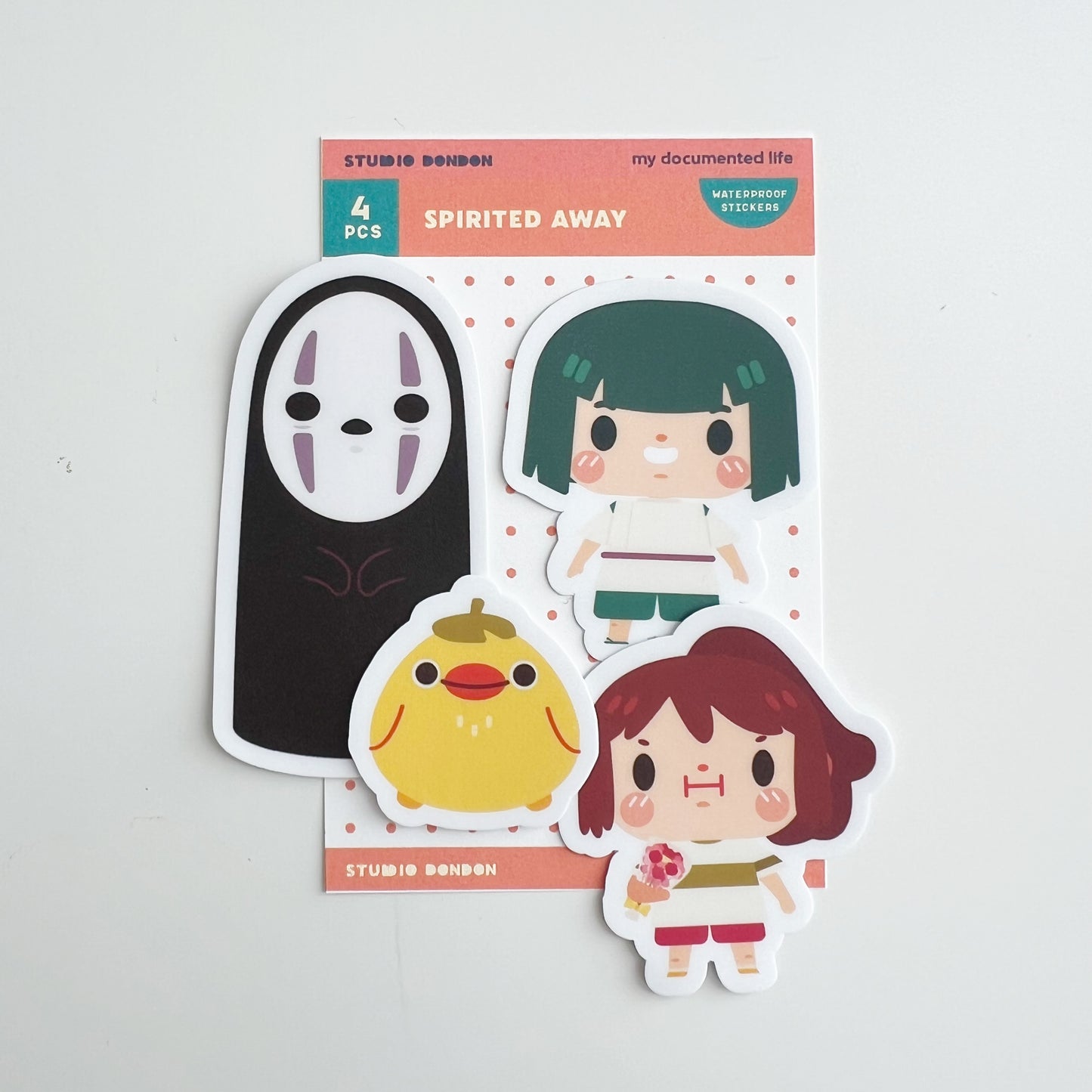 Studio DonDon Waterproof Sticker Packs - Spirited Away