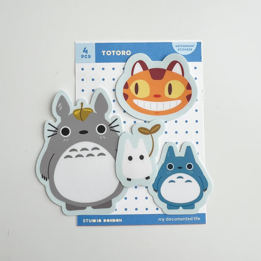 Studio DonDon Waterproof Sticker Packs - Totoro