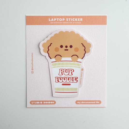 Studio DonDon Laptop Sticker - Pup Puppy