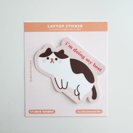 Studio DonDon Laptop Sticker - Best Cat Catto