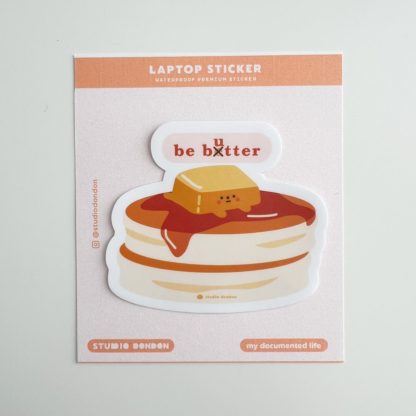 Studio DonDon Laptop Sticker - Be Butter