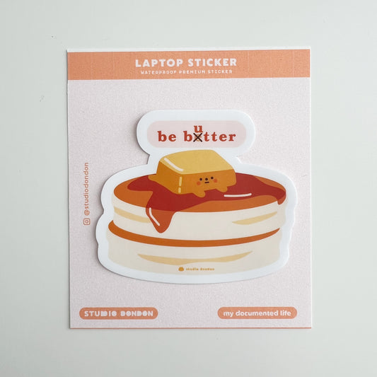 Studio DonDon Laptop Sticker - Be Butter