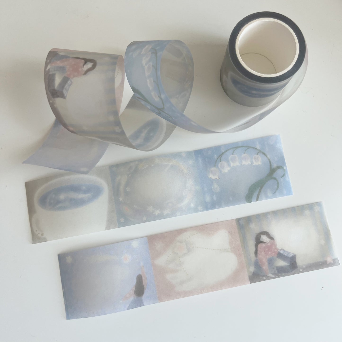 Teayou Tracing Paper Rolled Notes - Follow the Lights Day Version