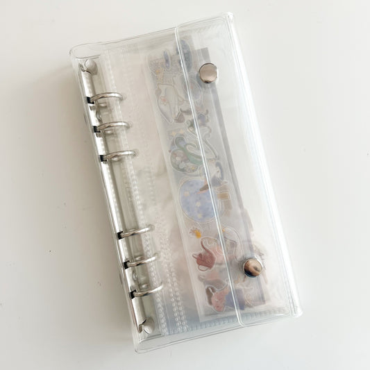 Clear PET Tape Storage Binder