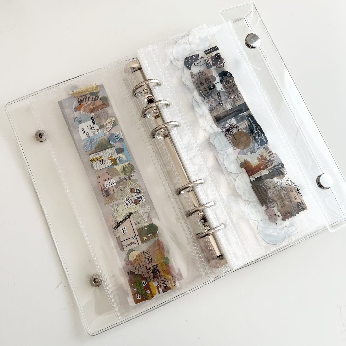 Clear PET Tape Storage Binder