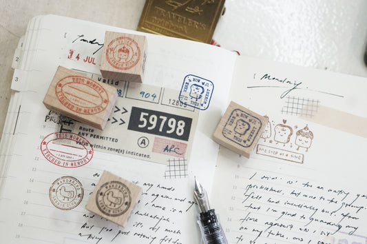 Black Milk Project Me Time Rubber Stamp - This Moment Postmark