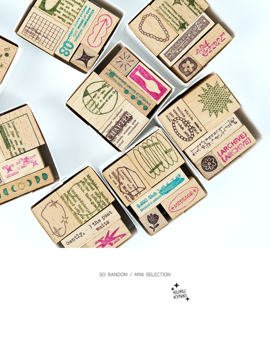 Kurukynki Rubber Stamps - So Random Mini Sets