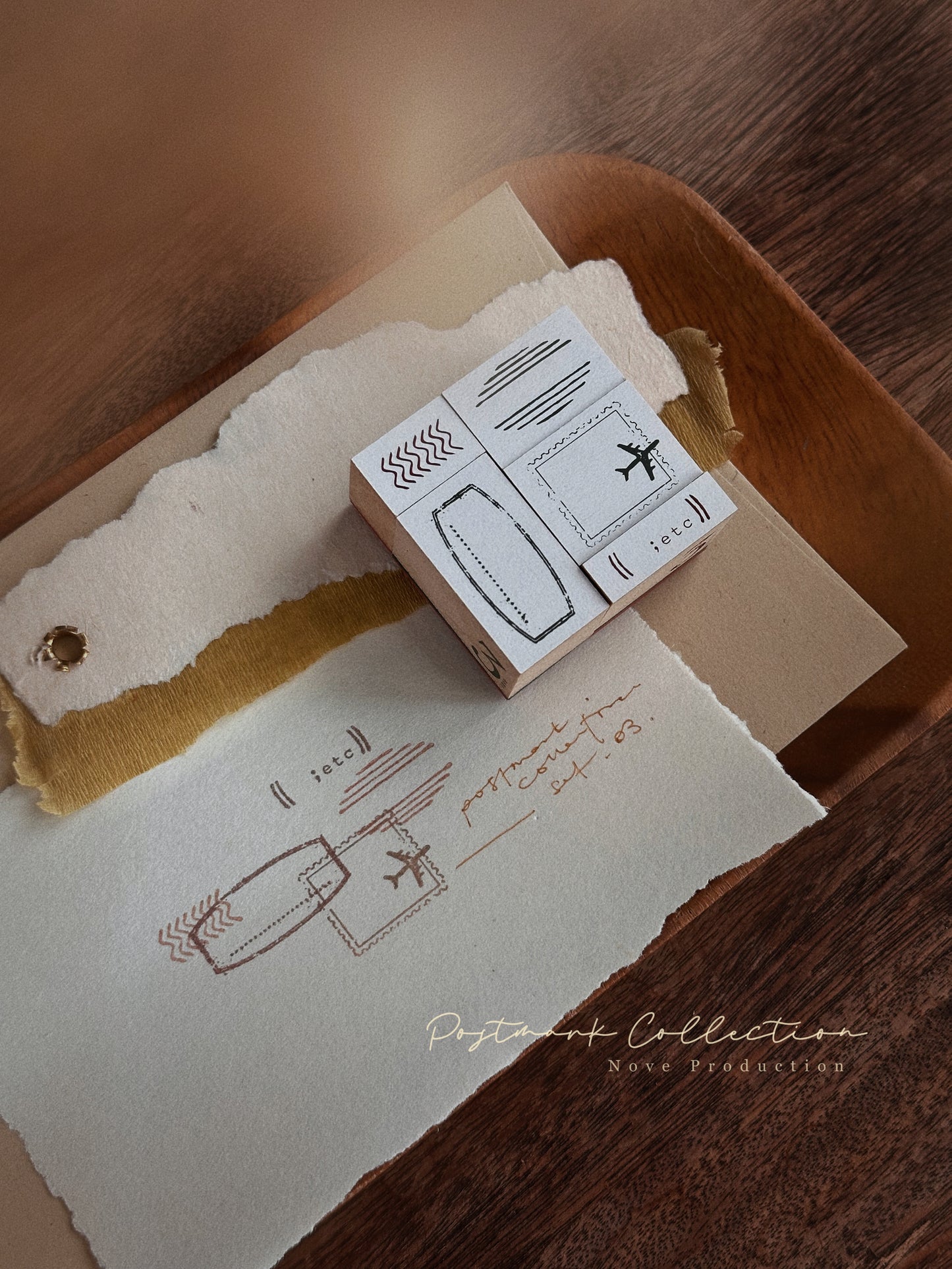 Nove Production Postmark Rubber Stamp Collection