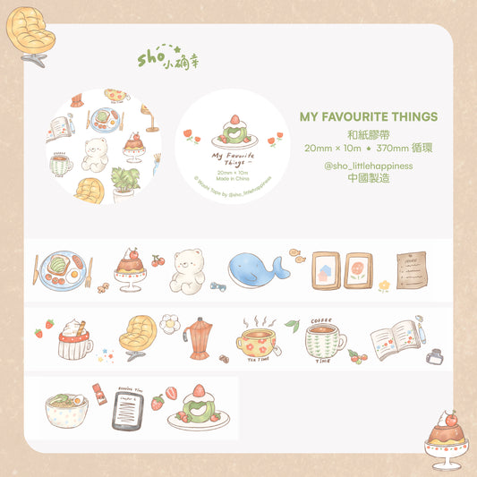 Sho Little Happiness Washi Tape - My Favorite Things