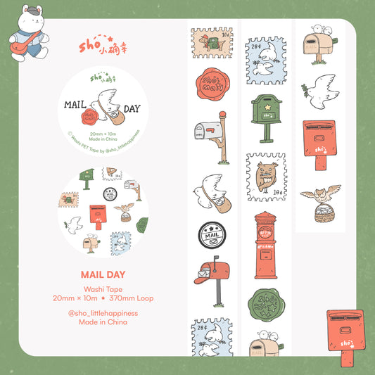 Sho Little Happiness Washi Tape - Mail Day