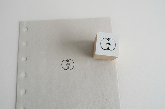 YOHAKU Rubber Stamp Apple S-105