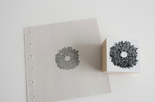 YOHAKU Rubber Stamp Wreaths S-100