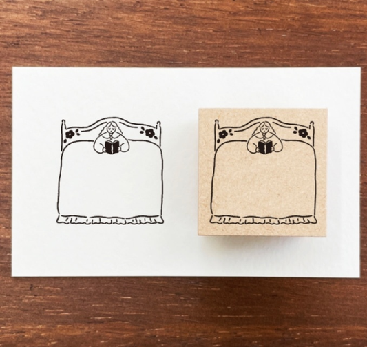 Stamp Marche Marl-chan Rubber Stamp - Bed Frame