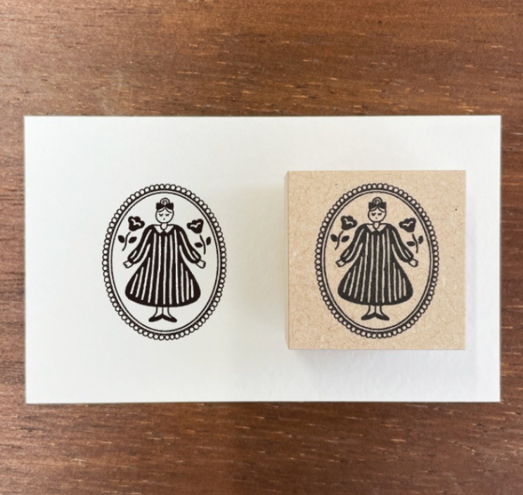 Stamp Marche Marl-chan Rubber Stamp - Stamp Brooch
