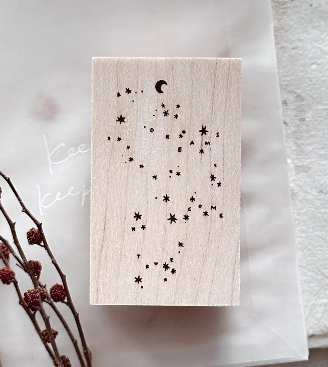 Nove Production Tiny Things Rubber Stamp Collection - Starry Night (Dreams Come True)
