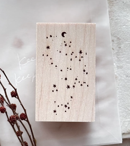 Nove Production Tiny Things Rubber Stamp Collection - Starry Night (Dreams Come True)