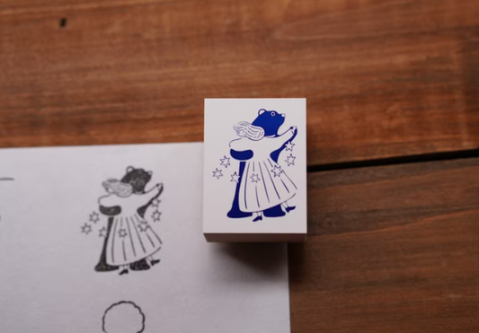 Ivy Snow Rubber Stamps - Dancing with a Bear