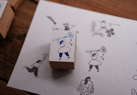 Ivy Snow Rubber Stamps - Cleaning Day