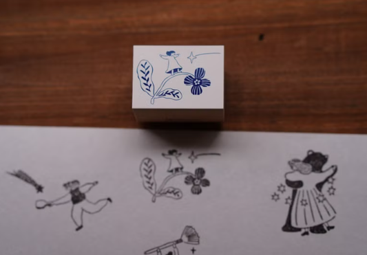 Ivy Snow Rubber Stamps - Flower Walk