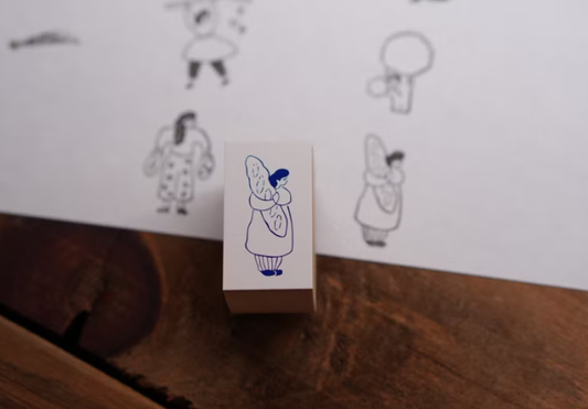 Ivy Snow Rubber Stamps - Bread Day