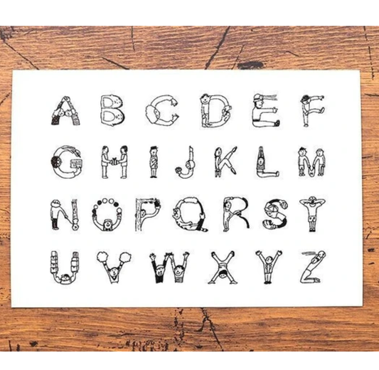 36 Sublo Postcard - Alphabet