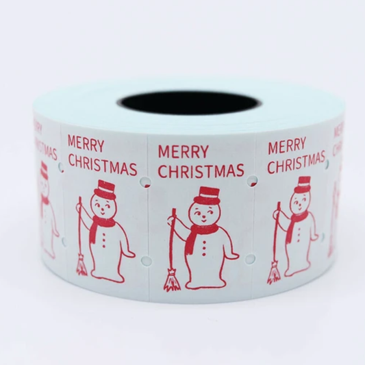36 Sublo Large Label Stickers - Merry Christmas