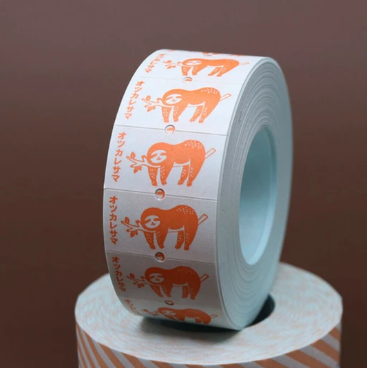 36 Sublo Small Label Stickers - Sloth