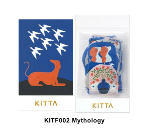 King Jim Kitta Washi Tape Sticker Flakes - Mythology