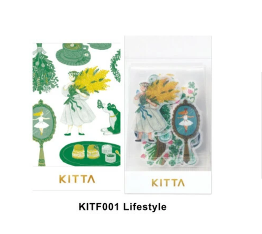 King Jim Kitta Washi Tape Sticker Flakes - Lifestyle