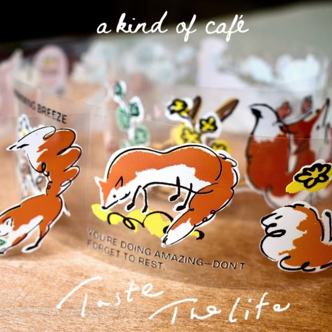 a kind of cafe PET Tape - Humming Breeze