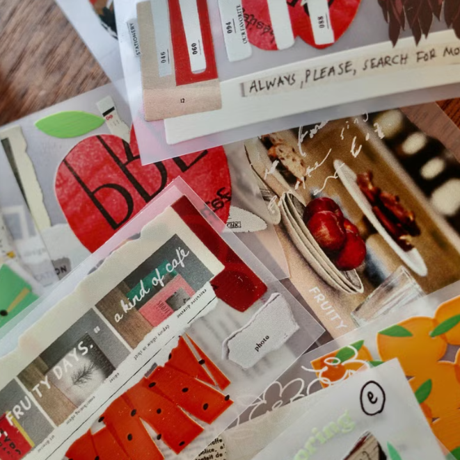 a kind of cafe PET Tape - Fruity Idea Book