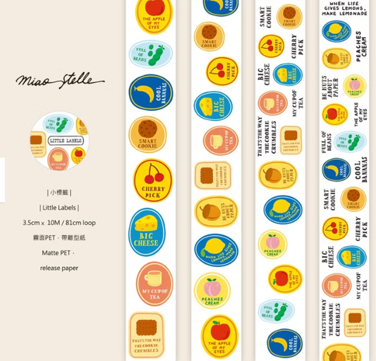 Miao Stelle PET Tape - Little Labels