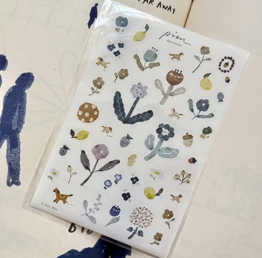 Pion Washi Sticker Sheet - Horse