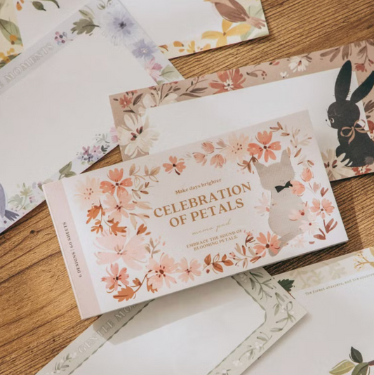 wwiinngg Memo Pad - Season of Petals