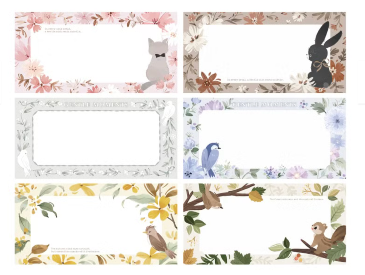 wwiinngg Memo Pad - Season of Petals