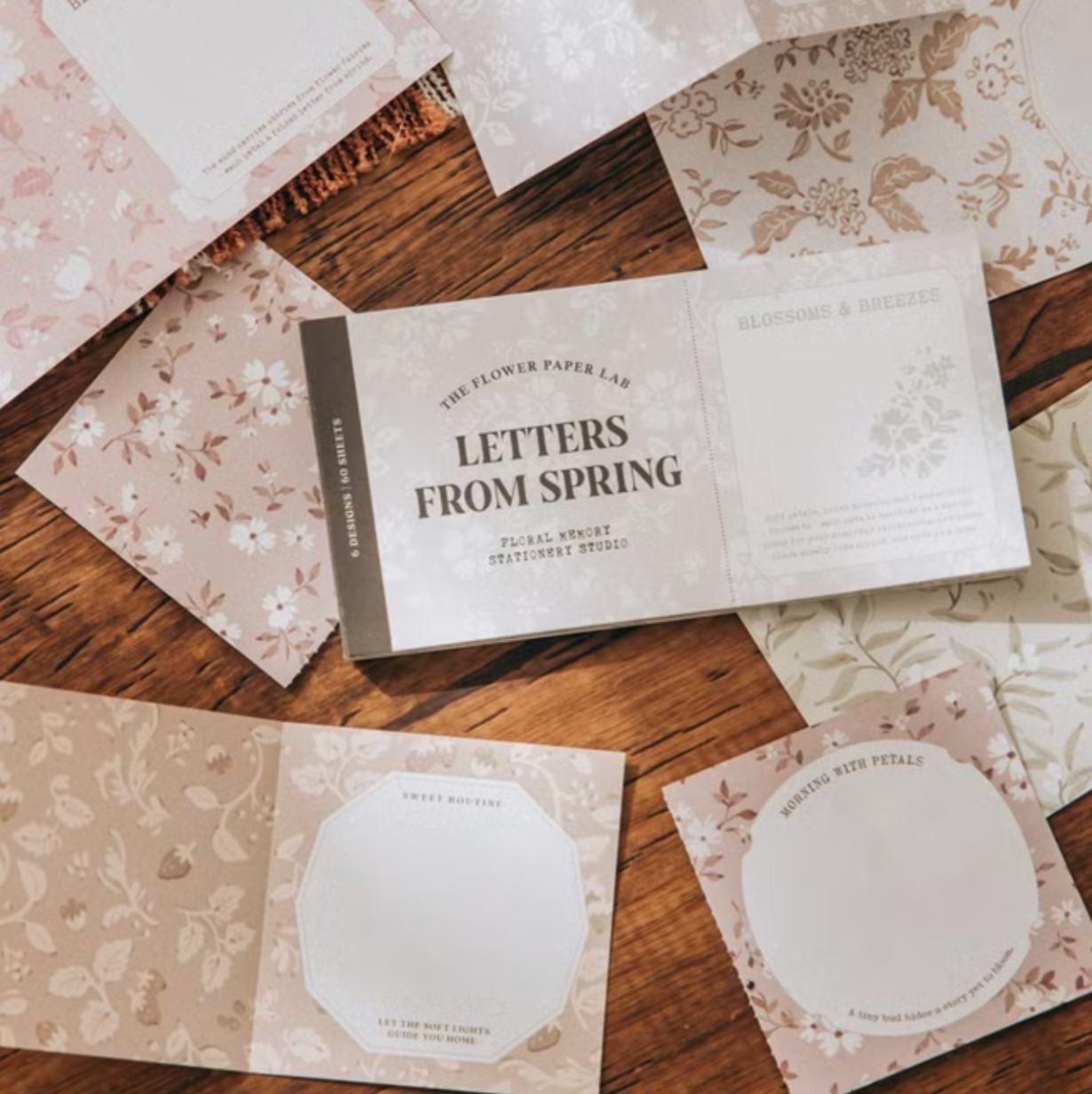 wwiinngg Memo Pad - Letters of Spring