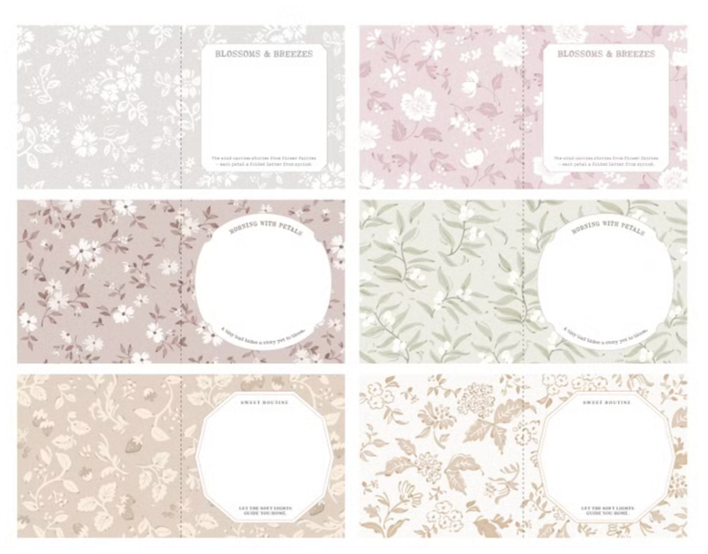 wwiinngg Memo Pad - Letters of Spring